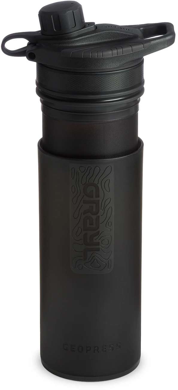 Grayl Oz Geopress Purifier Bottle Covert Black Tackledirect