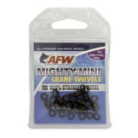 AFW FTSS170B/50 170Lb. 50pk Stainless Steel Snap Swivels Black