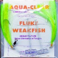 Aqua Clear FW-4YFYH Fluke/Flounder Single Leader Rig ? TackleDirect