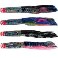 Zuker ZF14 Trolling Feather Fishing Lure 6 Inch 1 3/4 Ounce Black And  Purple 