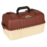 Fishing Box Travel Fishing Case Box with Bottle Holder and Rod Stands Tubes  