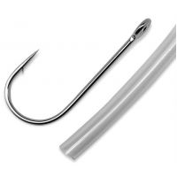 BKK Feathered Spear 21-SS Treble Hooks - Blk/Red - #6 - TackleDirect