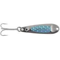 Luhr Jensen Krocodile 1oz Spoon Fishing Lure 3 5/16 Chrome/Blue