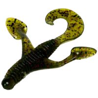 Lake Fork Trophy Lures Hyper Stick Worm - 5in Chart. Pearl - TackleDirect