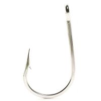 Mustad 34007-SS Stainless Steel O'Shaughnessy Hooks Size 8/0 Jagged Tooth  Tackle
