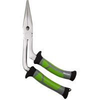 SAMSFX Aluminum Saltwater Fishing Pliers Locking with Quick Nail Knot Tying  Tool and Zinger Retractor (Green Rubber Handle), Pliers & Tools -   Canada