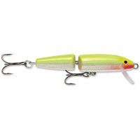 Silver Fluorescent Chartreuse 2 Rapala J05SFC Jointed 05 Fishing Lure