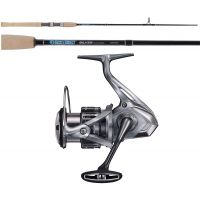TackleDirect  NAS4000XGFC / TDSS702MH Silver Hook Spinning Combo