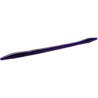 Zoom Finesse Worm Bait 4-1/2in Plum Crazy - TackleDirect