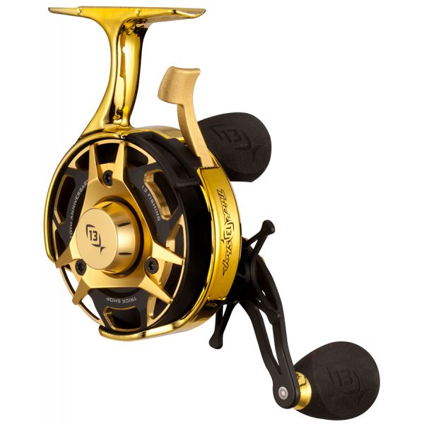 13 Fishing BBCFFWTS10A-2.5-LH Black Betty FreeFall Carbon Ice Reel