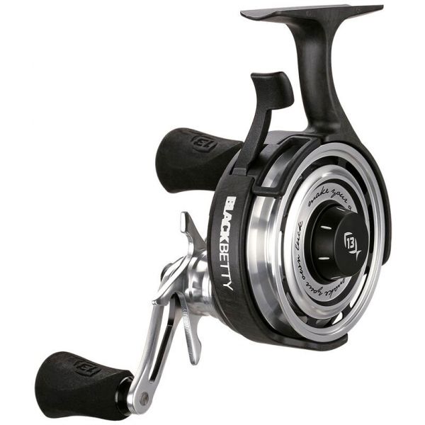 13 Fishing BBFFW2.5-RH Black Betty FreeFall Ice Reel - 2.5:1 - R/H