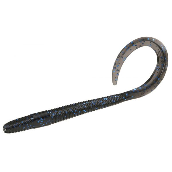 13 Fishing Big Squirm Worm - 10in - Black Berry Cobbler