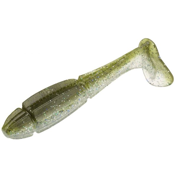 13 Fishing Churro Swimbait - 3.5in - Glitter Bomb