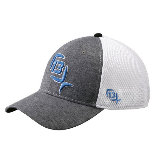 13 Fishing The Duke Fitted Cap - Heather/Blue - M/L