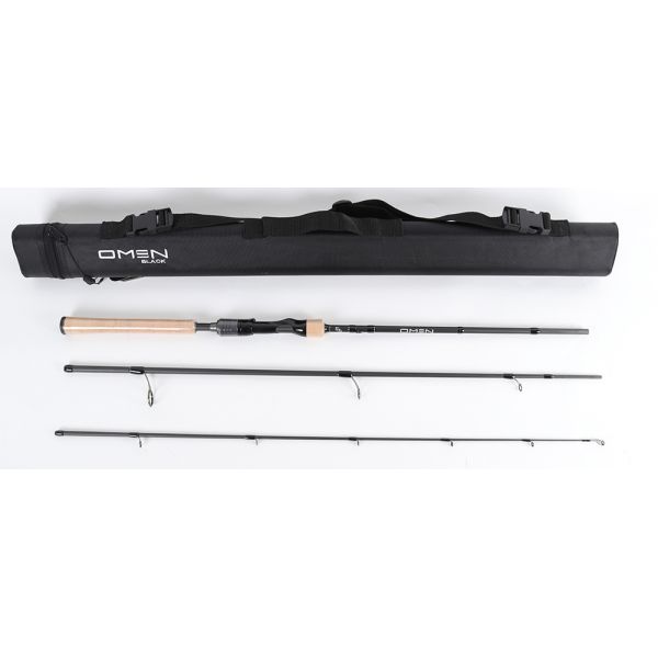 13 Fishing OB2S71M-T Omen Black A Series Travel Spinning Rod