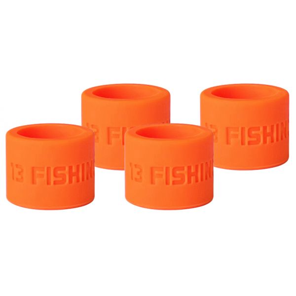 13 Fishing Ice Reel Anchor Wraps - Neon Orange