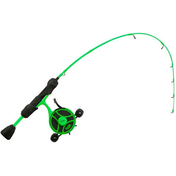 13 Fishing RP2-25UL-RH Radioactive Pickle Ice Combo - 25in - R/H