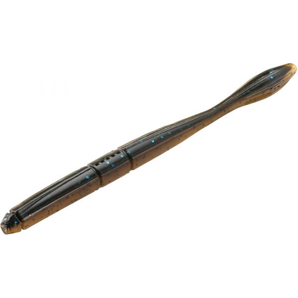 13 Fishing Bubble Butt Worm - 5in - Black & Tan