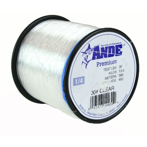 Ande Premium 30lb Test 1/4lb Spool 400yds 
