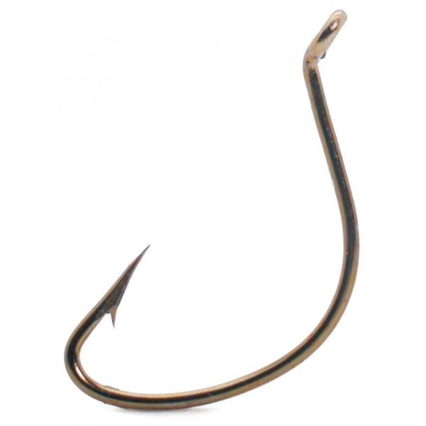 Mustad 37160 Bronze English Bait & Caddis Fly Hook - Size 8