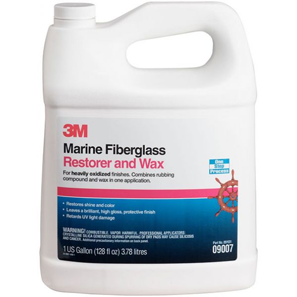 3M Marine 9007 Fiberglass Restorer and Wax - Gallon