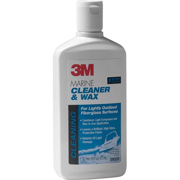 3M Marine 9009 Fiberglass Cleaner and Wax - 16 oz.