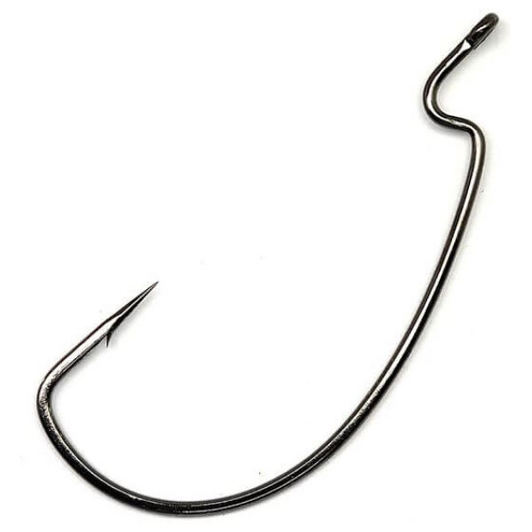 Gamakatsu 58413 Worm Hook, Offset Shank, Extra Wide Gap 3/0 5 Pack