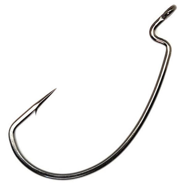 Gamakatsu 74412 SuperLine Worm Hook, Offset Shank, X-Wide Gap 2/0 5pk