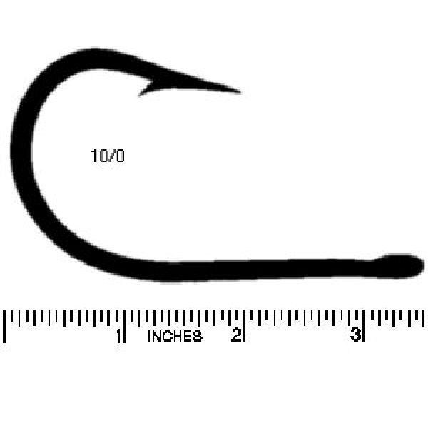 Mustad 7699 10/0 Long Point Sea Mate Hook