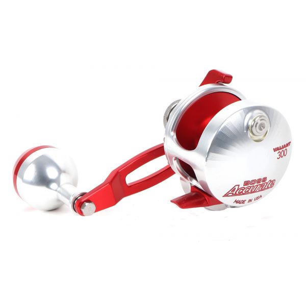 Accurate BV-300CL Boss Valiant Reel w/ Clicker - Red/Silver