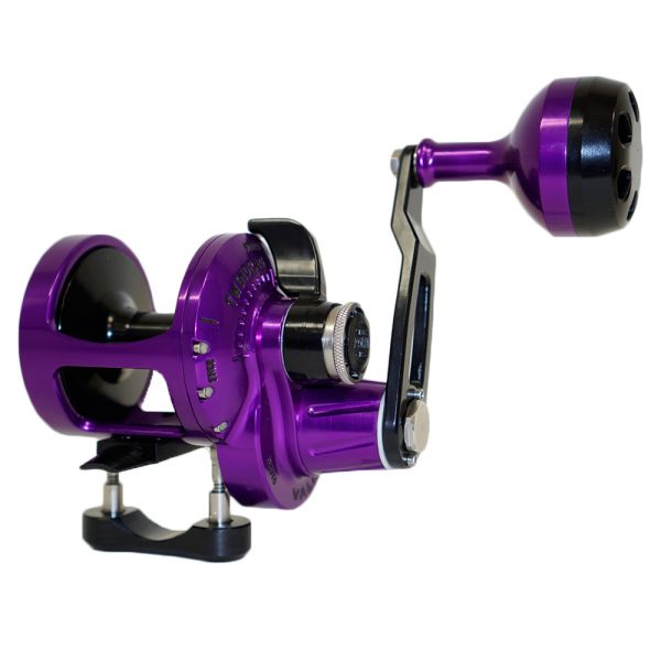 Accurate BV-400-PUB Boss Valiant Conventional Reel - Black/Purple