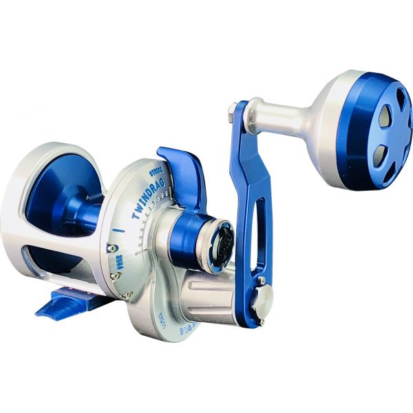 Accurate BV-400-SBL Boss Valiant Conventional Reel - Silver/Blue