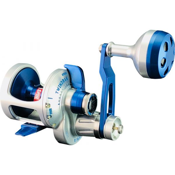 Accurate BV2-400LSBL Boss Valiant Conventional Reel - Silver/Blue