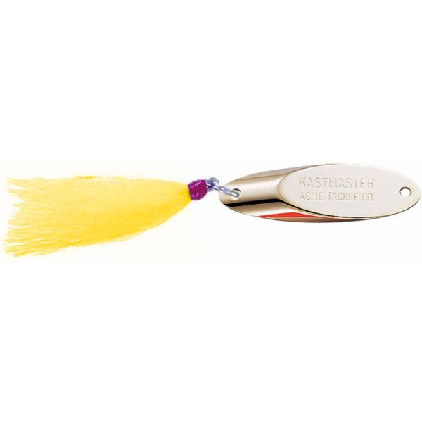 Acme Kastmaster 1/2oz Gold w/ Yellow Bucktail