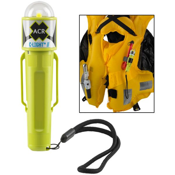 ACR 3963.1 C-Light - Manual Activated LED PFD Vest Light w/ Clip