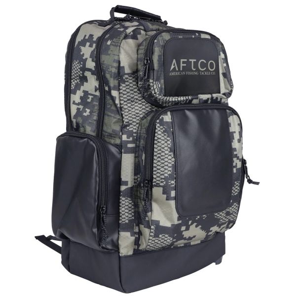 Aftco Fishing Backpack - Green Digi Camo