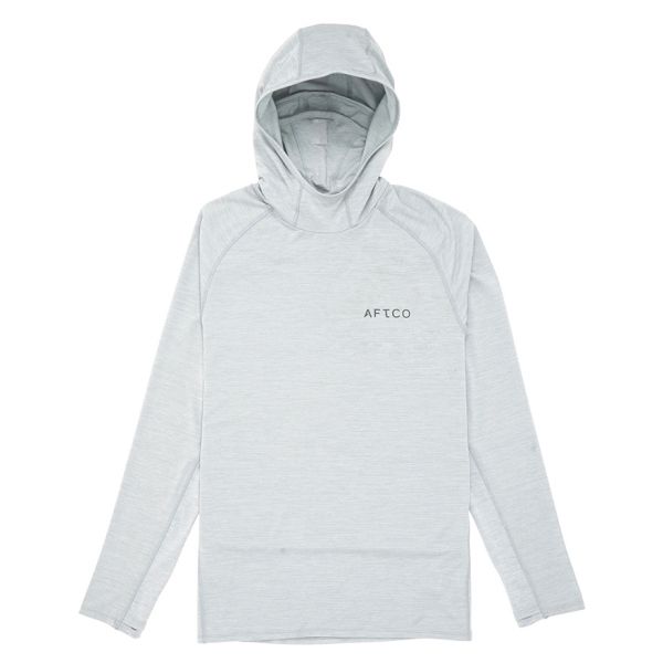 Aftco Adapt Phase Change Performance Hoodie - Light Gray Heather - 2X-Large