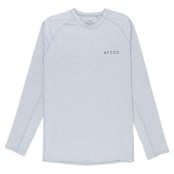 Aftco Adapt Phase Change Performance Shirt - Light Gray Heather - 3X-Large