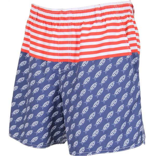 Aftco Captain America Fishing Short - Midnight - Large