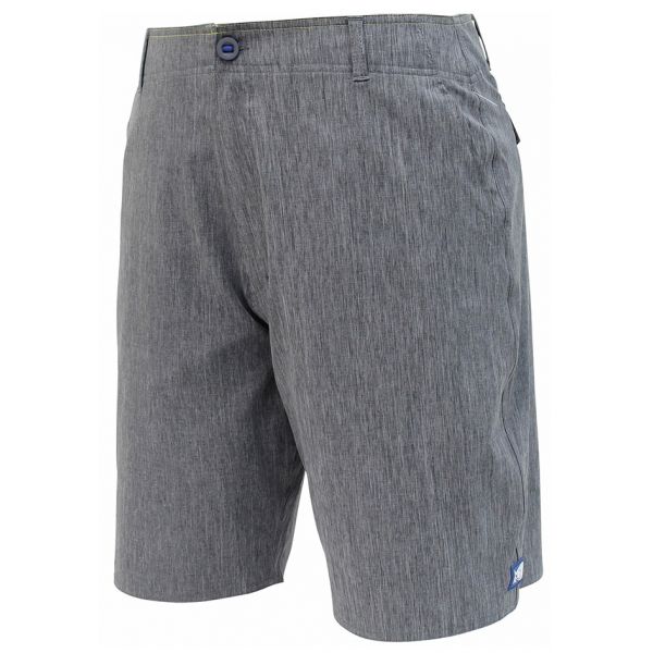 Aftco Cloudburst Fishing Shorts - 10in - Charcoal Heather - 28