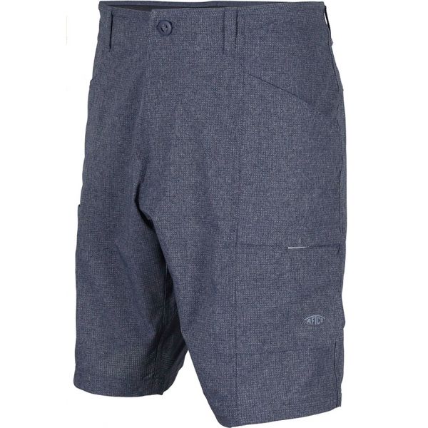 Aftco Diffuse Men's Fishing Short - Charcoal - 28