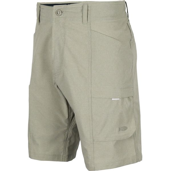 Aftco Diffuse Men's Fishing Short - Ecru - 28