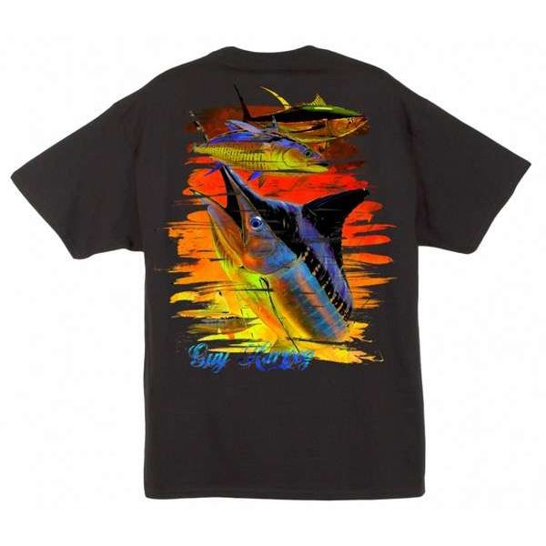 Aftco Guy Harvey Chainsaw SS Tee - XX-Large