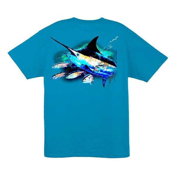 Aftco Guy Harvey Skipping School SS T-Shirt - Large