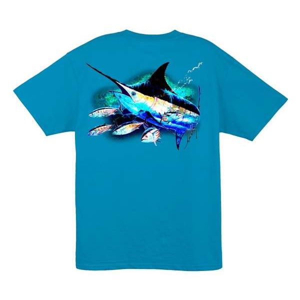 Aftco Guy Harvey Skipping School SS T-Shirt - X-Large