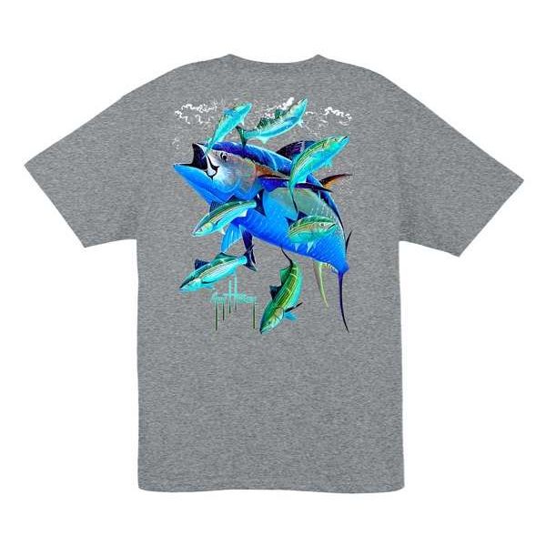 Aftco Guy Harvey This Way SS T-Shirt - Large