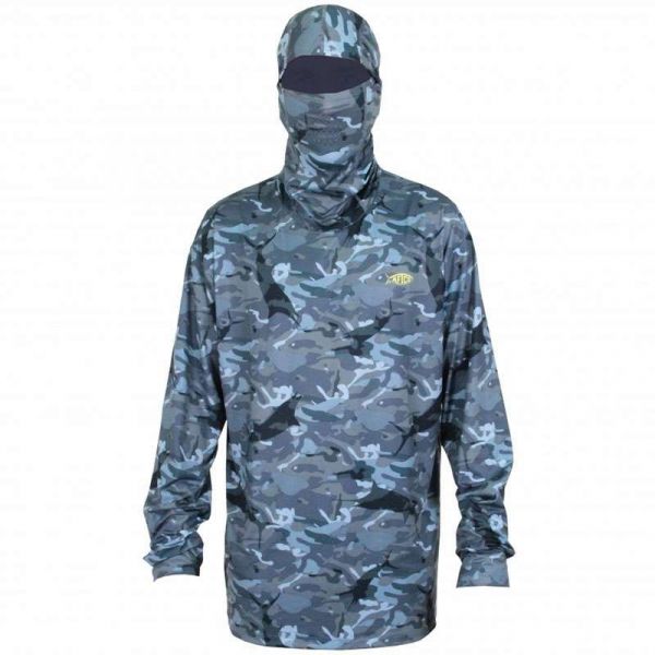 AFTCO M63101 Fish Ninja 2 Performance Fishing Sun Hoodie - Small