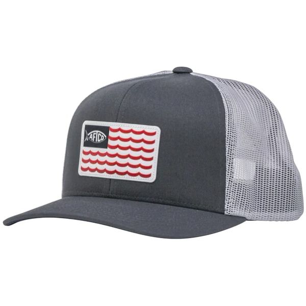 Aftco Canton Trucker Hat- Charcoal - OS