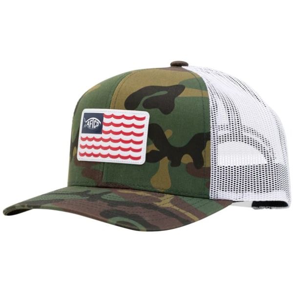 Aftco Canton Trucker Hat - Green Camo - OS