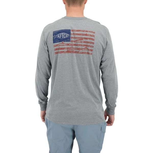 Aftco Wavy Long Sleeve - Graphite Heather